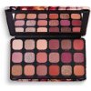 Makeup Revolution Forever Flawless paletka očných tieňov Allure 18 x 1,1 g