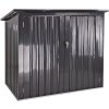 DEMA Kovový box na smetné nádoby 154x97x115/133 cm DMB2