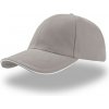 Atlantis Headwear Kšiltovka Liberty Sandwich, 6 panelová COT330005a6299-light grey/ UNI Šedá světlá/bílá