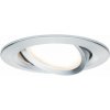 PAULMANN Zápustné svítidlo LED Coin Slim IP23 kulaté 6,8W hliník stmívatelné 1ks 93902