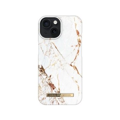 iDeal of Sweden FASHION Ochranný kryt pre Apple iPhone 15 Carrara Gold (HOUAPIP15IOSFAGO)