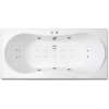 Arttec KRONA LUXUS 180 x 80 cm hydromasážní akrylátová vana
