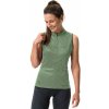 Vaude cyklistický dres bez rukávov Posta, willow green, dámsky - 38