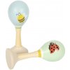 Small Foot Drevené rumbagule Včielka a Lienka sada 2 ks