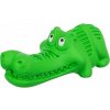 DOG ACTIVITY krokodíl na maškrty, 18 cm, prírodná guma, zelená