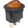 vypínač SW-01DC 12V podsvietený, oranž.