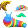 Antistresový kĺbový slimák Finger slug Farba: dúhová