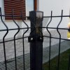 Plotový stĺpik BRAVO poplastovaný 2600 mm bez predvŕtaných otvorov | obdĺžnikový profil 60 × 40 mm | antracitová šedá RAL 7016