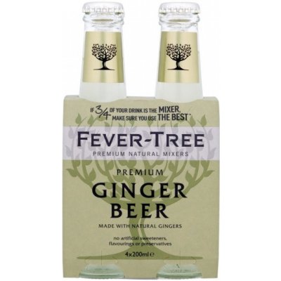 Fever Tree Ginger Beer 4 x 200 ml