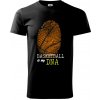 Basketball is my DNA - Klasické pánske tričko vyššej gramáže - 3XL ( Čierna )