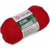 Pletacia priadza Jeans Bamboo 50 g - 1 ks 8 (144) červená