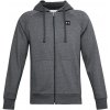 Pánska športová rozopínací mikina Under Armour RIVAL FLEECE FZ HOODIE šedá 1357111-012 - XL