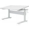 Písací stôl Flexa - Classic s nastaviteľnou výškou (biela) uni