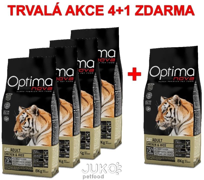 Optima nova CAT ADULT Chicken&Rice 8,0 kg