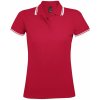 SOĽS Pasadena Women Damské polo tričko SL00578 Red / White XL