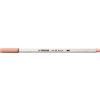Vláknová fixka, STABILO Pen 68 brush, svetlo oranžová