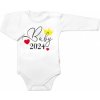 Body dlhý rukáv Baby Baby Nellys biele