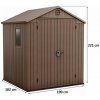 KETER DARWIN 6 x 6 záhradný domček, 190 x 182 x 221 cm, hnedý 17210353