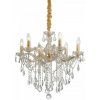 závesné svietidlo - luster Ideal lux FLORIAN 035635 - zlatá