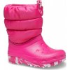 Crocs Crocs Classic Neo Puff Boot Dětské 207684-6X0 Růžové 29/30