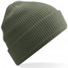 Čiapka Beechfield Waffle Beanie z organickej bavlny - olivová