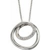Fiorelli Strieborný prívesok silver P4655C
