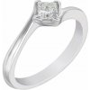 Eppi Zásnubný prsteň s princess diamantom Fenja RE19274