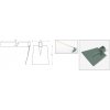 motyka plochá - šírka 175mm s násadou 120cm FED 209120
