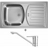 Alveus BASIC 150 fi 70 nerezová oceľ + Deante CORIO BFC 060M chróm