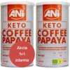 ANi Keto Papaya instantná káva 1+1 plechovka 2x100g