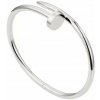 Glory Dámsky oceľový náramok strieborný klinec 654