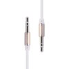 Mini jack 3,5 mm AUX kábel Remax RL-L100 1 m (biely)