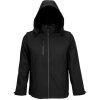 SOĽS Falcon Pánska softshell bunda 3v1 SL03995 Čierna XS