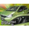 Deflektory Škoda Citigo 5-dveř. 2012