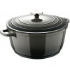 Kastról liatinový s pokrievkou EXCALIBUR 28 cm šedá BG-36102-GY