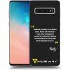 Picasee silikónový čierny obal pre Samsung Galaxy S10 G973 - Kazma - MŮŽETE DOKÁZAT, CO BUDETE CHTÍT