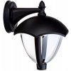 Záhradné nástenné svietidlo E27 IP44, čierne VT-731 (V-TAC)