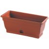 Plastový kvetináč s podmiskou HEIDRUN Bell 40x20x17cm
