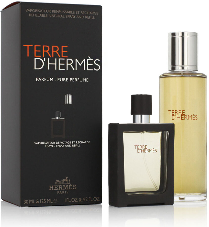 Hermes Terre D Hermes Parfum Parfém 125ml (Náplň) + Parfém 30ml (Naplniteľný) pre mužov