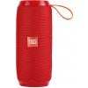 T&G prenosný bluetooth vodotesný reproduktor s FM, SD, AUX, USB, HandsFree TG117 Farba: Červená