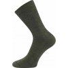VoXX TWARIX / Športové ponožky z merino vlny, extra voľný lem - khaki 43-46