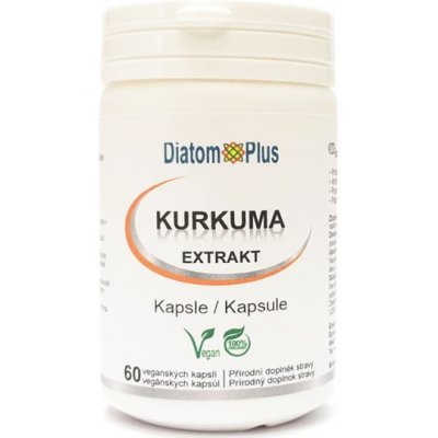 DiatomPlus Kurkuma extrakt v rastlinných kapsuliach 60 ks