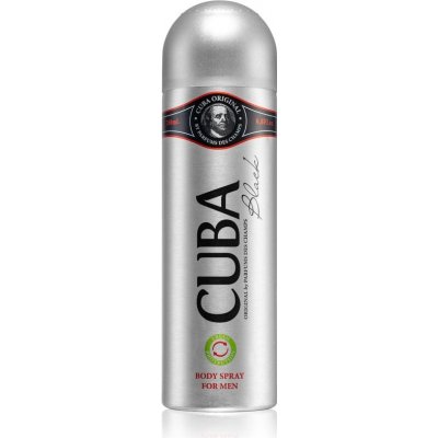 Cuba Black dezodorant v spreji pre mužov 200 ml