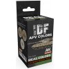 Sada lacquerových farieb AK Interactive Real Colors - IDF AFV Colors 3x17ml