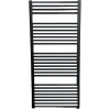 Rebríkový radiátor čierny rovný 450 x 1680 (Rebríkový radiátor čierny rovný 450 x 1680)
