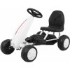 Ramiz Prvá pedálová motokára pre batoľatá Biela + reťazový pohon + kolesá s gumou