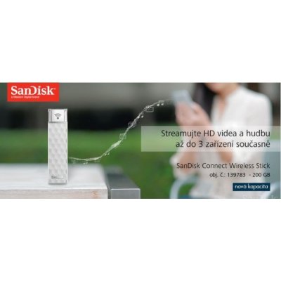 SanDisk Connect Wireless Stick 200GB SDWS4-200G-G46