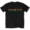 Pink Floyd Dark Side Prism Initials Black S Tričko