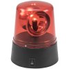 Mini policajná lampa Eurolite LED, červená