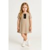 Šaty Diana dlhý rukáv cappuccino